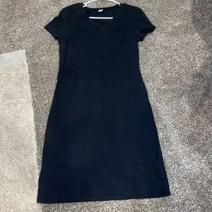 Black t-shirt dress